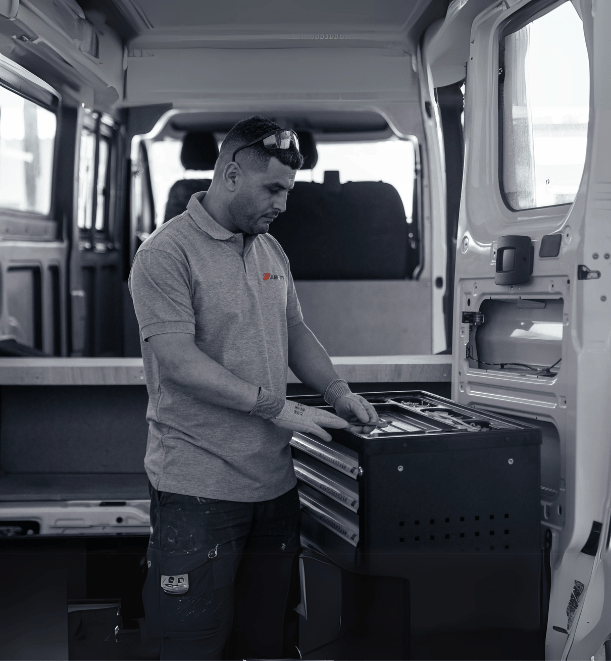 Véhicule utilitaire transformé par FABUS Maroc